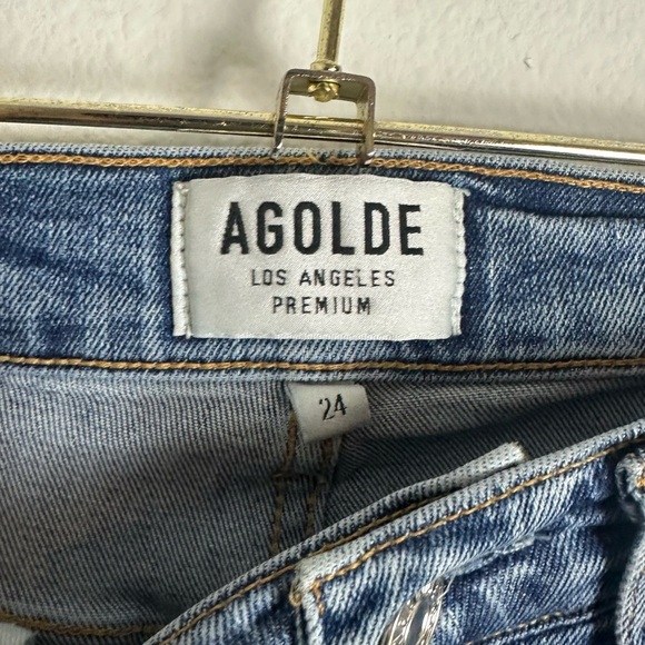 AGOLDE Sophie High Rise Skinny Jeans Size 24 - Picture 5 of 6